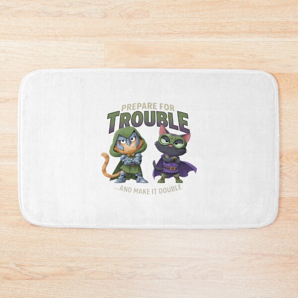 Item preview, Prepare For Trouble Comic Villain Cats Parody | ⭐⭐⭐⭐⭐ designed and sold by MM-Dessign.