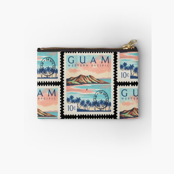 Item preview, Guam Pacific Volcanic Ridge Reef Shelf Stamp Sticker designed and sold by stickercuffs.