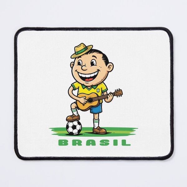 Item preview, Brasil Soccer Guitarist Fan designed and sold by Scaryzz.