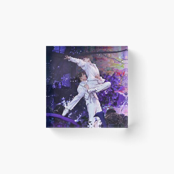 Item preview, Jimin & Jungkook "Black Swan" Dance Duet - K-Pop Fan Art Print designed and sold by ManggaeJM.