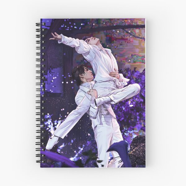 Item preview, Jimin & Jungkook "Black Swan" Dance Duet - K-Pop Fan Art Print designed and sold by ManggaeJM.