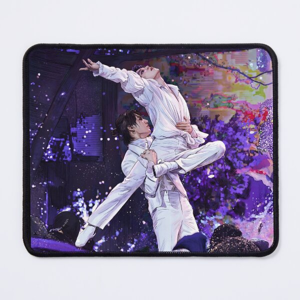 Item preview, Jimin & Jungkook "Black Swan" Dance Duet - K-Pop Fan Art Print designed and sold by ManggaeJM.