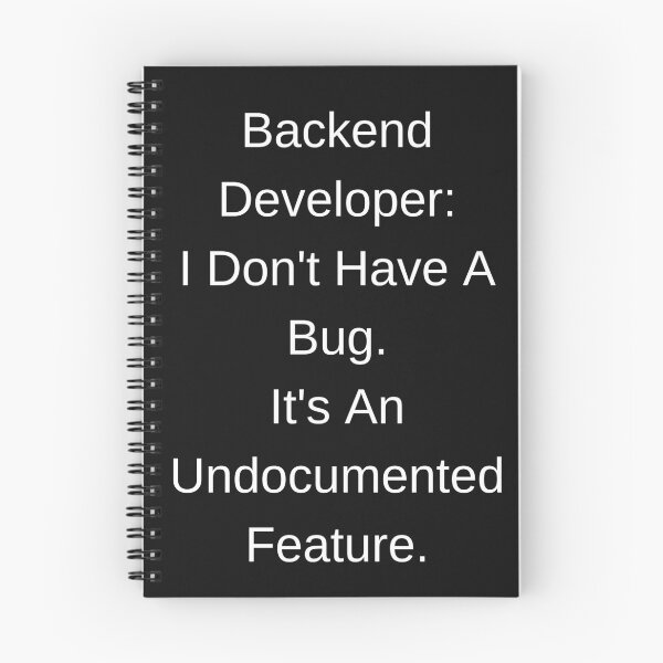 Artikelvorschau, I Don't Have a Bug It's an Undocumented Feature Developer entworfen und verkauft von Zyvora-merch.