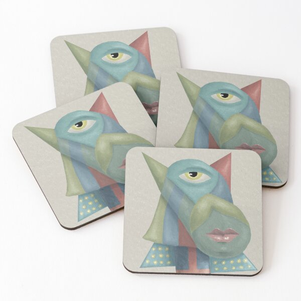 Item preview, Alien No. 30 – Inertia Control Alien – Cubist Alien Portrait designed and sold by aekritdeach.