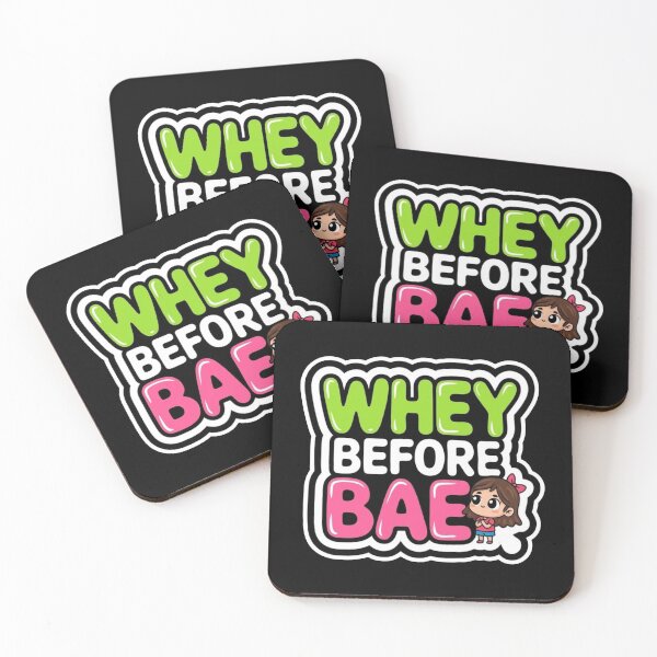 Item preview, Whey Before Bae – Funny Protein Fitness Gym Workout designed and sold by WOWART69.