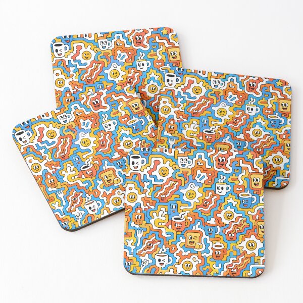 Item preview, Breakfast Club Maze (Morning Vibes x Pop Art) designed and sold by Thai Vibe Studio.