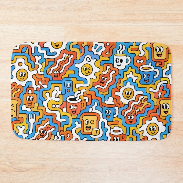 Item preview, Breakfast Club Maze (Morning Vibes x Pop Art) designed and sold by Thai Vibe Studio.