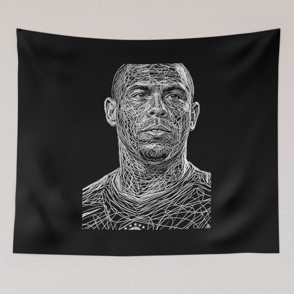 Item preview, Ronaldo Nazario escribal art designed and sold by Zamziri.