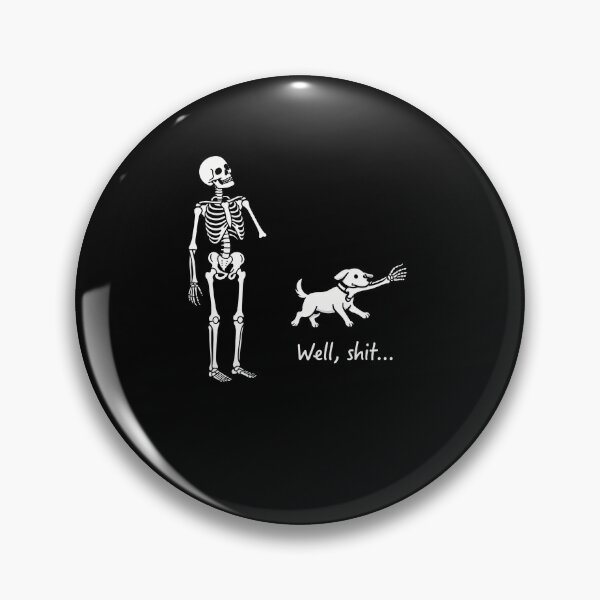 Item preview, Funny Dog Steals Skeleton Hand Funny Halloween Bone Art designed and sold by elderberry.