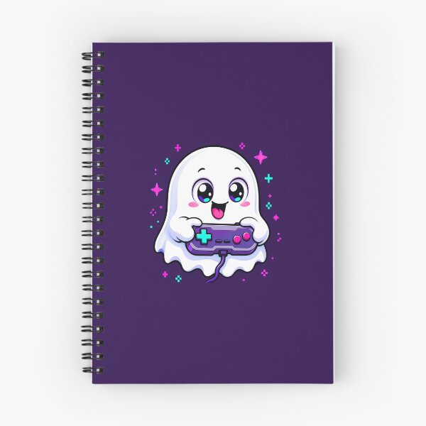 Item preview, Gamer Ghost with Retro Controller - Cute Pixel Art 8 Bit Gaming designed and sold by Knacky Print.