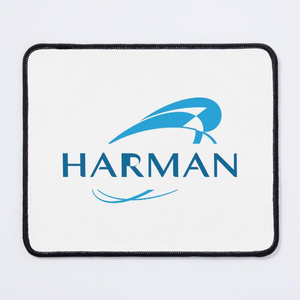 Item preview, HARMAN Audio Industry Leader Blue Logo on Black designed and sold by nilkbv.