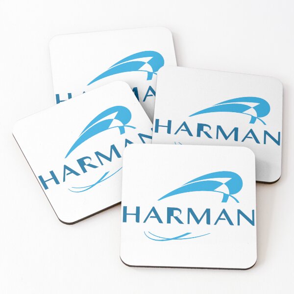 Item preview, HARMAN Audio Industry Leader Blue Logo on Black designed and sold by nilkbv.