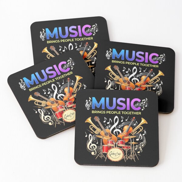 Item preview, Music Brings People Together (Original Edition) designed and sold by Gnarly360.