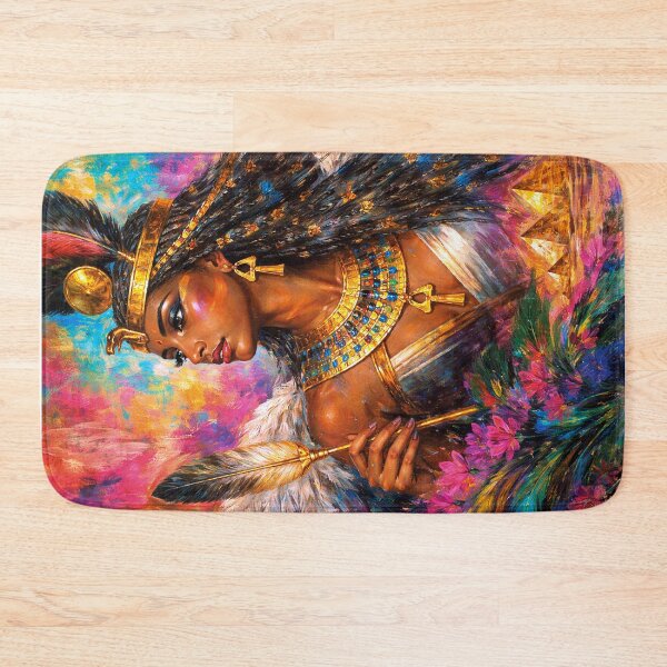 Item preview, Ma'at – Egyptian Goddess of Cosmic Order Painting designed and sold by GalleryKauffeld.
