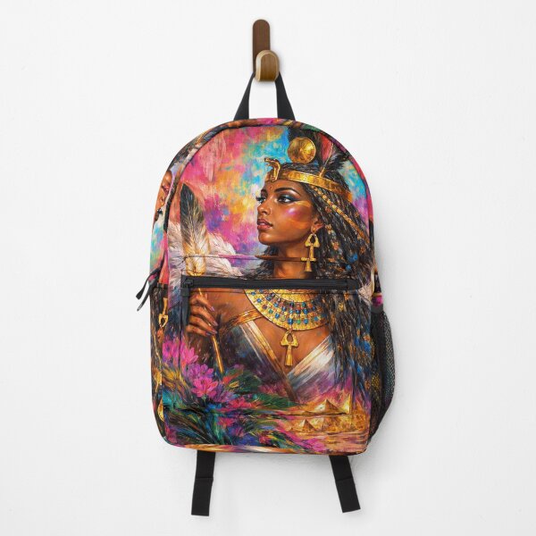 Item preview, Ma'at – Egyptian Goddess of Cosmic Order Painting designed and sold by GalleryKauffeld.