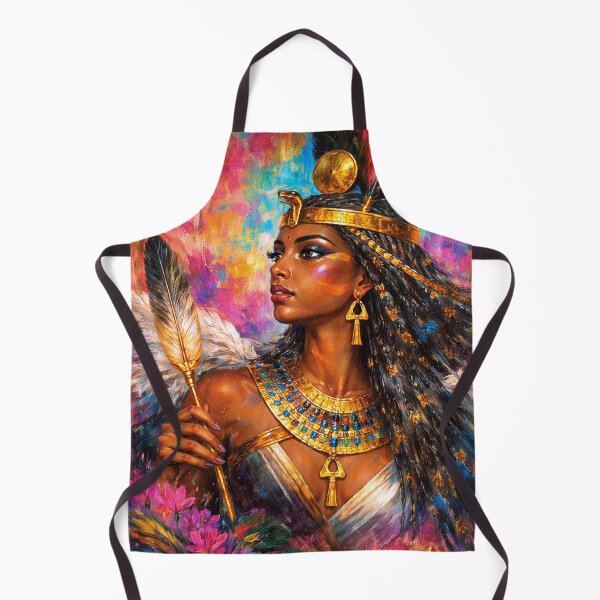 Item preview, Ma'at – Egyptian Goddess of Cosmic Order Painting designed and sold by GalleryKauffeld.