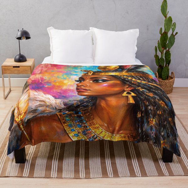 Item preview, Ma'at – Egyptian Goddess of Cosmic Order Painting designed and sold by GalleryKauffeld.