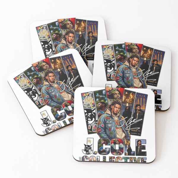 Item preview, J. Cole The Collective Hip Hop Collage Tribute designed and sold by tengxshop.
