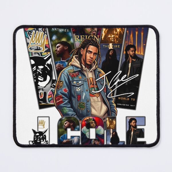 Item preview, J. Cole The Collective Hip Hop Collage Tribute designed and sold by tengxshop.