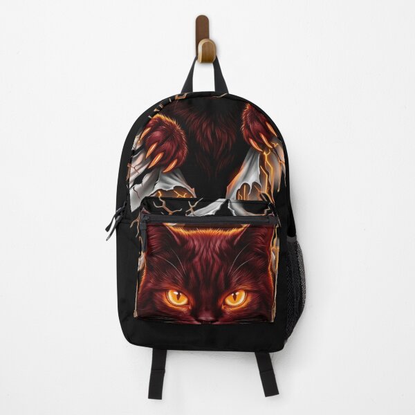 Item preview, Mystic Fire Cat - Glowing Fantasy Digital Art designed and sold by ZoneMerch.