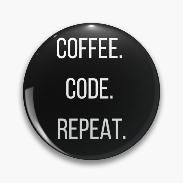 Item preview, Coffee Code Repeat Funny Gift for Developers and Programmers designed and sold by Zyvora-merch.