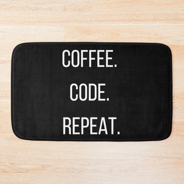 Artikelvorschau, Coffee Code Repeat Funny Gift for Developers and Programmers entworfen und verkauft von Zyvora-merch.