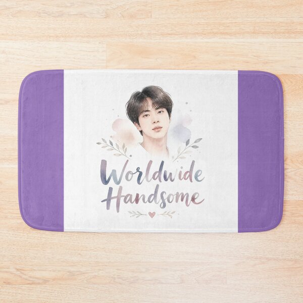 Item preview, Worldwide Handsome Jin - Soft Watercolor BTS Portrait Graphic designed and sold by ManggaeJM.