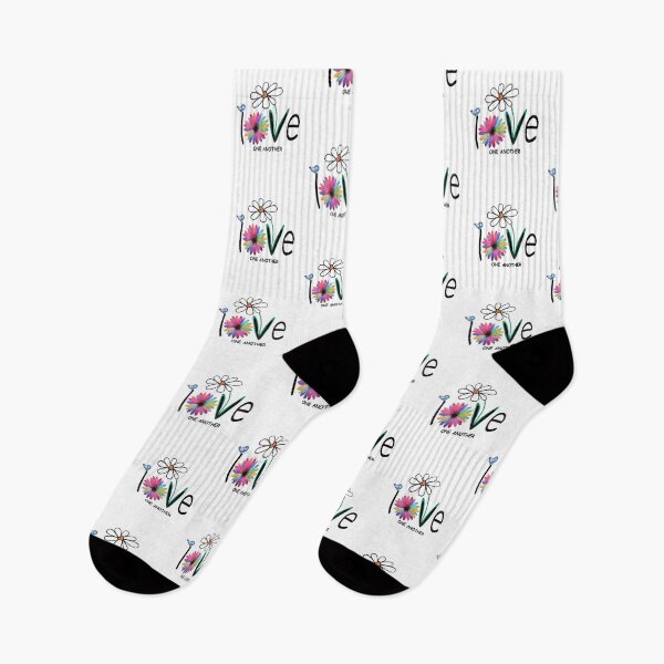 Item preview, Love One Another – Colorful Daisy Flower Design designed and sold by roartusa.