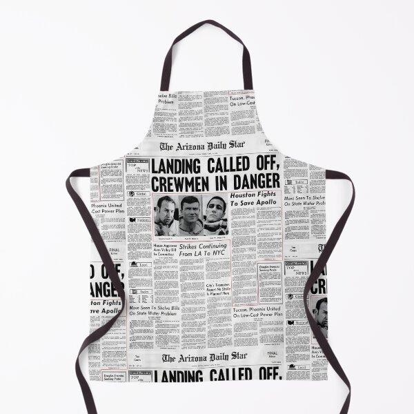 Item preview, Apollo 13 Emergency — Historic Newspaper Front Page, 1970 designed and sold by Abeshinobi.