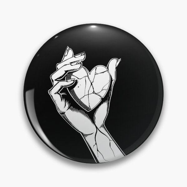 Item preview, Hands Holding Broken Heart Emotional Love and Healing Illustration designed and sold by inkoutninja.