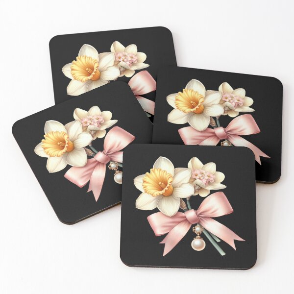 Item preview, Elegant Floral Bouquet with Pink Ribbon designed and sold by sreabby.