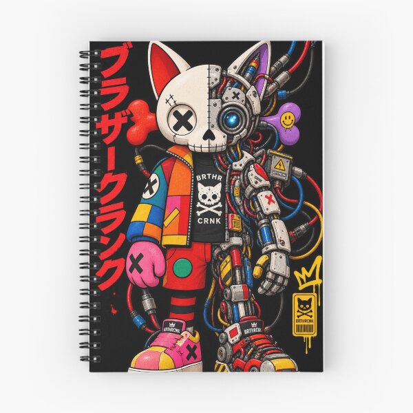 Item preview, BRTHRCNK Cyber Mecha Cat Split Robot Street Art designed and sold by BRTHRCNK01.