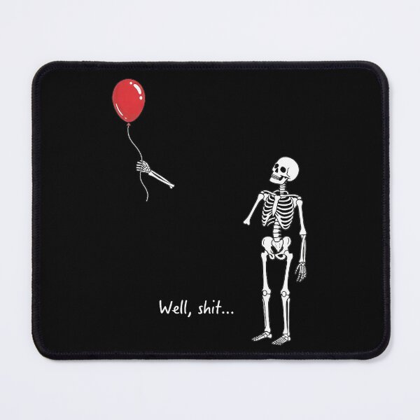 Item preview, Well Skeleton Holding Balloon Gothic Halloween designed and sold by AmazingPics001.
