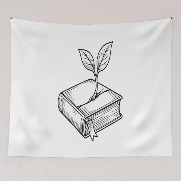 Item preview, Knowledge Grows Book and Plant designed and sold by JMDG Studio.