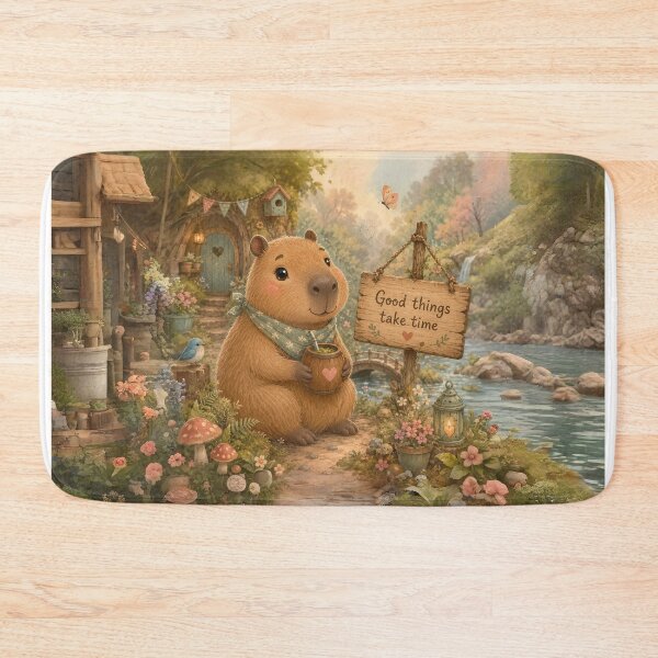 Item preview, Cozy capibara designed and sold by Wolf-Essentials.