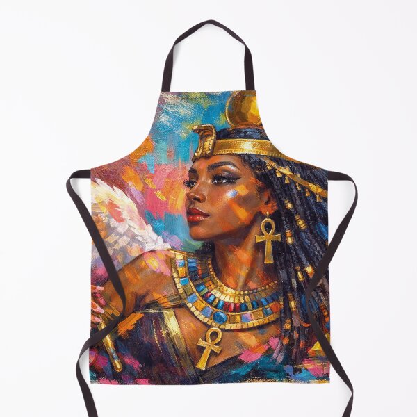 Item preview, Ma'at – Egyptian Goddess of Truth and Balance Painting designed and sold by GalleryKauffeld.