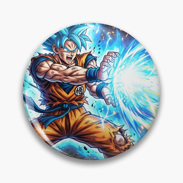 Item preview, Super Saiyan Blue Goku Unleashing Kamehameha designed and sold by aakashsain.