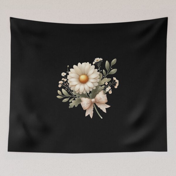 Item preview, Elegant Floral Bouquet with Lace Bow designed and sold by sreabby.