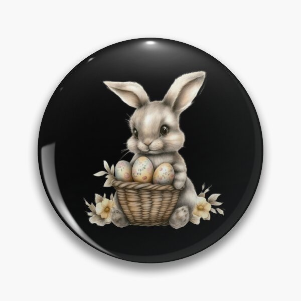 Item preview, Cute Bunny with Easter Eggs designed and sold by sreabby.