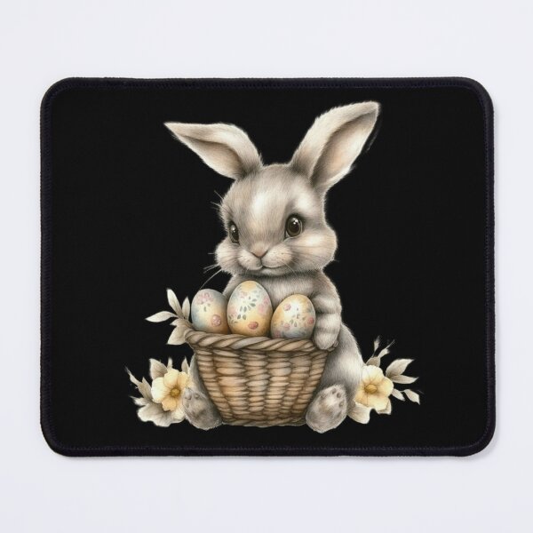 Item preview, Cute Bunny with Easter Eggs designed and sold by sreabby.