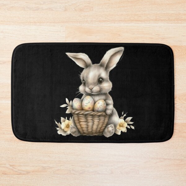 Item preview, Cute Bunny with Easter Eggs designed and sold by sreabby.