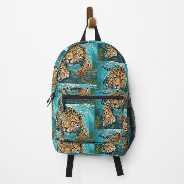 Item preview, Underwater Jaguar Art | Majestic Big Cat Wildlife Illustration | Exotic Jungle Animal Design designed and sold by GarnerSupplyCo.