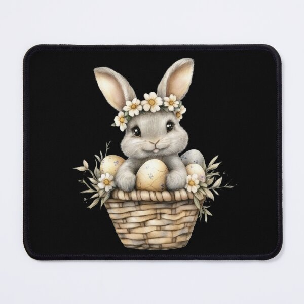 Item preview, Bunny in a Basket with Eggs designed and sold by sreabby.