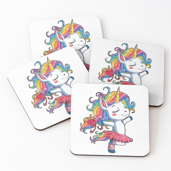 Item preview, Ballet Dancer Unicorn T Shirt Kids Girls Rainbow Ballerina Gifts Party Men Women designed and sold by Pricityy.