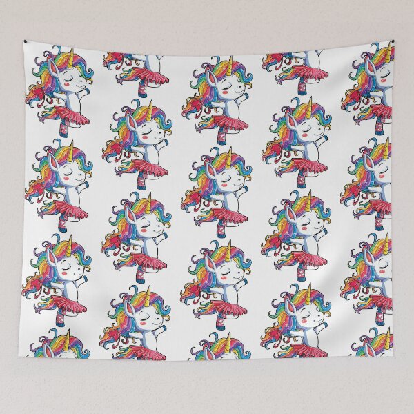 Item preview, Ballet Dancer Unicorn T Shirt Kids Girls Rainbow Ballerina Gifts Party Men Women designed and sold by Pricityy.