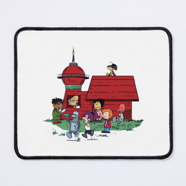 Item preview, Futurama X Peanuts Mashup – Retro Cartoon Crossover Art Tee | Limited Edition designed and sold by Evermore20.
