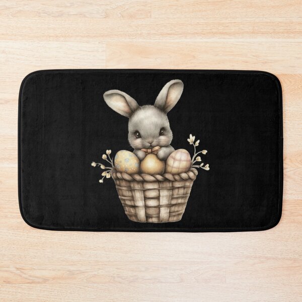 Item preview, Cute Bunny in Easter Basket designed and sold by sreabby.