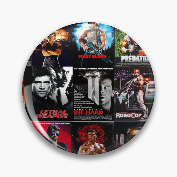 Item preview, 1980s Action Movie Classics designed and sold by Fed Up Design & Creation.