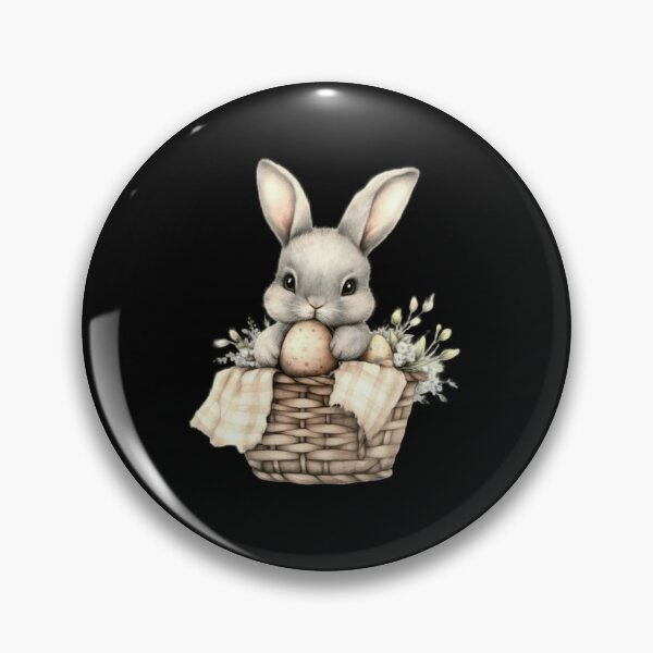 Item preview, Cute Bunny in Easter Basket designed and sold by sreabby.