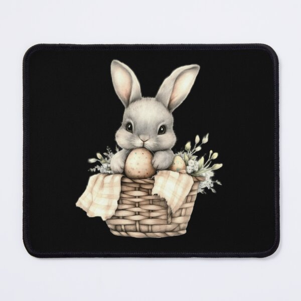 Item preview, Cute Bunny in Easter Basket designed and sold by sreabby.